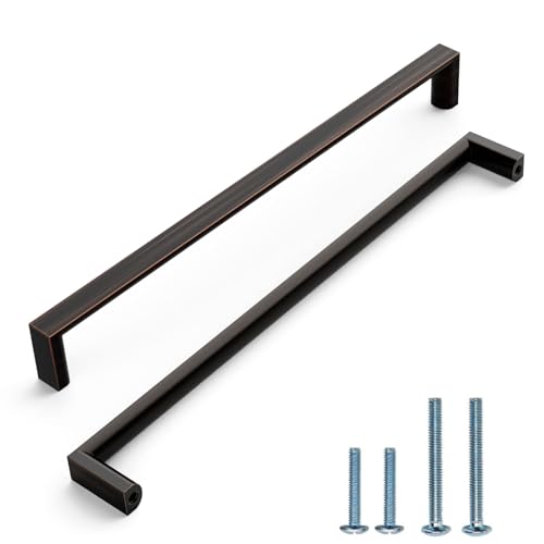 Image of 10 Pack 7.5 Inch Oil Rubbed Bronze Cabinet Pulls, Kitchen Hardware