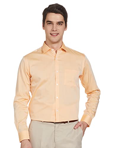Image of Park Avenue Men's Pure Cotton Checks Pattern Slim Fit Semi Cutaway Collar Full Sleeve Formal Shirt