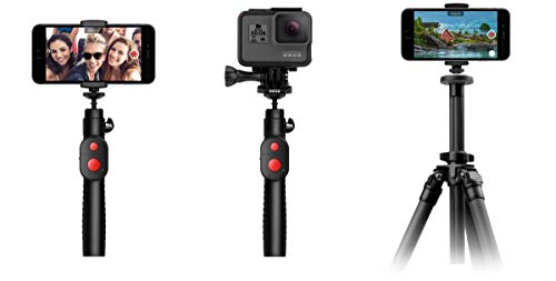 Ik Multimedia Iklip Go Stylish, Extendable Monopod For Smartphones & Action Cameras With Bluetooth Shatter For Ios And Android #TOP3
