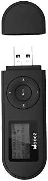 Mp3 Player, USB Mp3 Player with FM Radio,Voice Recorder,idoooz U2 8GB Music Player Expandable UP to 32 GB Support One-Button for Recording (Black)