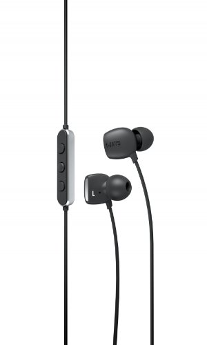 JAYS T00079 Four High Fidelity Earphones with 3-Button Remote for iPhone 4 - Retail Packaging - Black