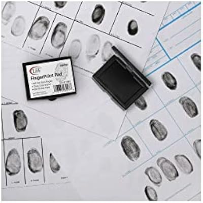 Lee Fingerprint Ink Pad, Black