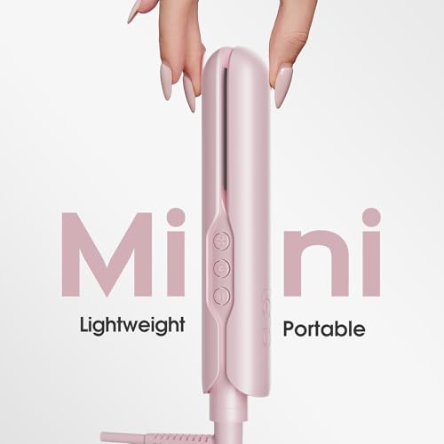 Plancha de pelo portátil mini LENA H3A con placas de titanio miniatura 3