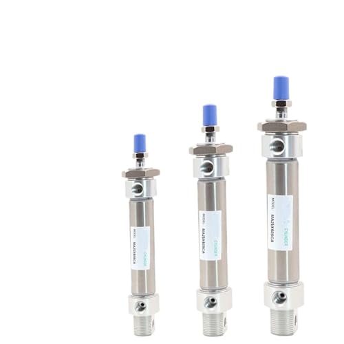 Cilindro de acero inoxidable MA16 con carrera variable para sistemas neumáticos compactos 2