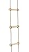swingan - 6 Steps Gymnastic Climbing Rope Ladder - Fully Assembled