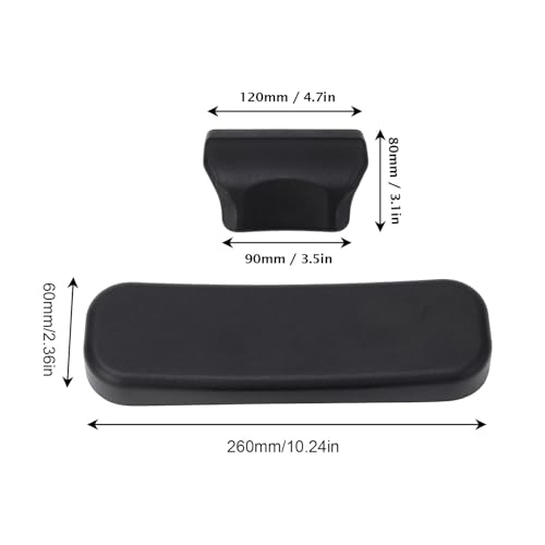 Tihebeyan Imbottitura Cuscino Schienale Bauletto Moto 22L 25L 28L 32L, Adesivo Autoadesivo per Schienale Passeggero per Bauletto, Morbida Pelle PU Seduta Comoda