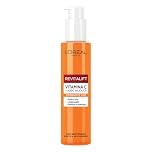 L'Oréal Paris Detergente Viso Purificante, Adatto a Pelli Sensibili, Azione Levigante e Uniformante, Pelle Morbida e Elastica, Con Vitamina C + Acido Salicilico, Revitalift, 150 ml