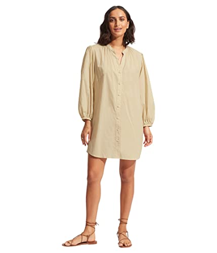 Tunique de plage Seafolly Palms Cover-Up imprimé palmier poire taille M