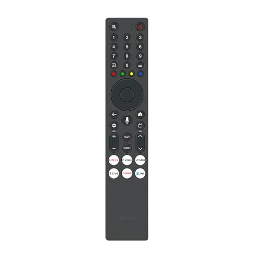 Image of 7SEVEN Compatible with TCL Smart TV Remote Control RC833A FMB4 Model Suitable for 55C6K, 65Q6CS, 85C6K, 98c6k, QD-MiniLED TV Remote with Bluetooth Voice Command - Pairing Must!
