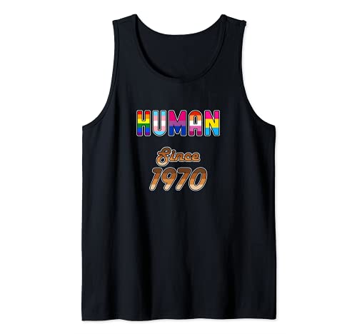 Mensch Seit 1970 51 Jahre Alt Geburtstag Stolz Hautfarbe Tank Top Cover