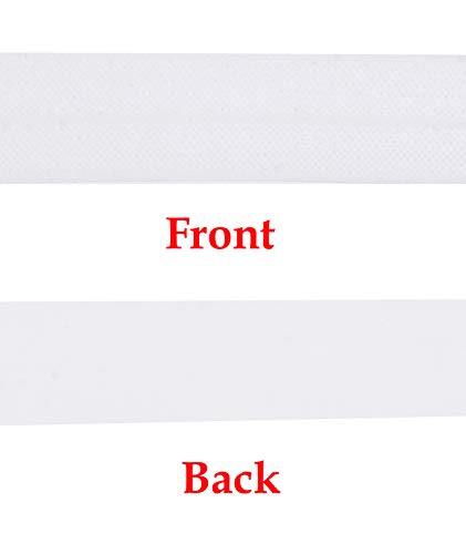 Mandala Crafts Fold Over Elastic Band 5/8 Inch Foldover Foe Stretch Ribbon For Hair Tie Headband Baby Girl Hair Bow White 1.5Cm 5/8 Inch 20 Yards Roll #TOP2