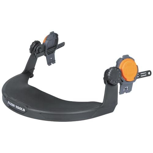 Klein Tools 60475 Safety Replacement Face Shield Frame, for Use With Safety Helmets, Cap Style and Full Brim Hard Hats