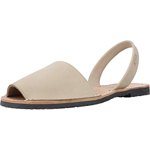 Sandales Ria Menorca 20002-S2 Boîte Calf Blanco pour femme en cuir blanc