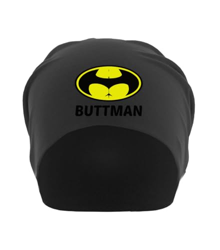 Bonnet souple Buttman anti irritation en coton fin noir taille unique