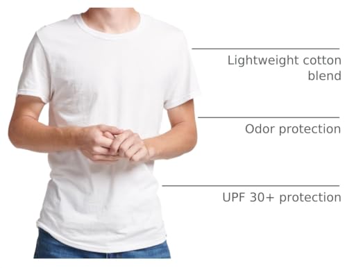 Image of Russell Athletic Mens Dri-Power Short Sleeve Tees, Moisture Wicking, Odor Protection, UPF 30+, Sizes S-4x
