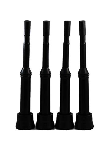 Melasty 4 Pcs Milking Machine Cow Inflation/Liner for Medium Sized Teats, 12 ½’’ Long Rubber Cow Liner, Soft Rubber Milk Teat Liners