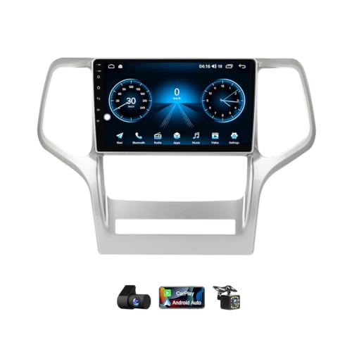 Navegador GPS Android 14 para Jeep Grand Cherokee WK2 con Carplay inalámbrico para tus viajes