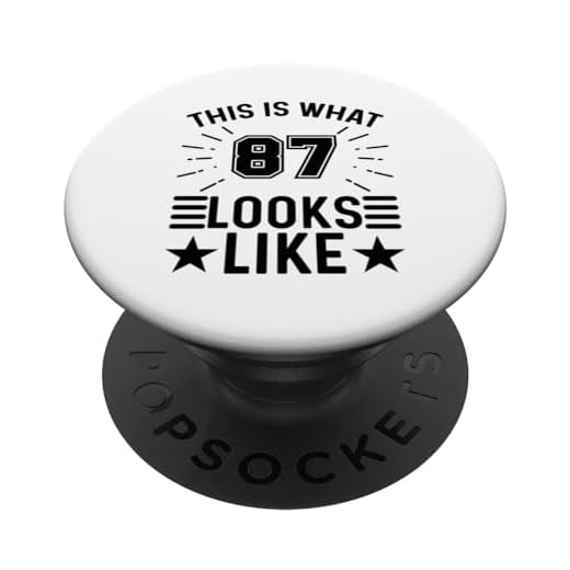 Esto es lo que parece 87 - 87 años divertido cumpleaños 87 PopSockets PopGrip Intercambiable