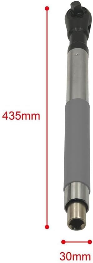 Chiave a cricchetto elettrica a percussione, estensore per chiave a catena, Matraca De Impacto con connettori di fissaggio da 1/2" e 4 adattatori di conversione per spazi ristretti