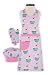 Handstand Kitchen Child's Cupcake Delight 100% Cotton Apron, Mitt and Chef's Hat Gift Set