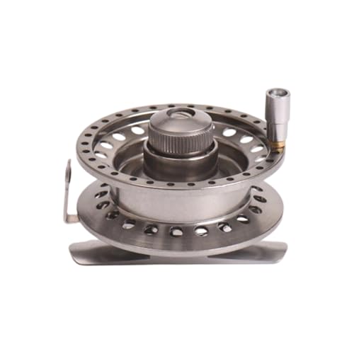 Fischrolle Spinnrute,Angelrolle Aus Aluminiumlegierung Mit Ergonomischer Kurbel Für Männer - Leichtes Angelzubehör Für Männer Familie Freunde Onkel Ehemann Sohn Großvater Freund