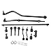 13PCS Suspension kit Tie Rod Drag Link Track Bar Ball Joint Sway Bar Fits 1997-2006 JeepTJ Wrangler