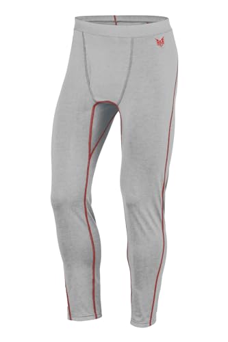 DRIFIRE Prime FR Long John, Flame Resistant Base Layer Underwear, UPF 50, X-Large, Grey, DF2-CM-762-PLP-RG-XL