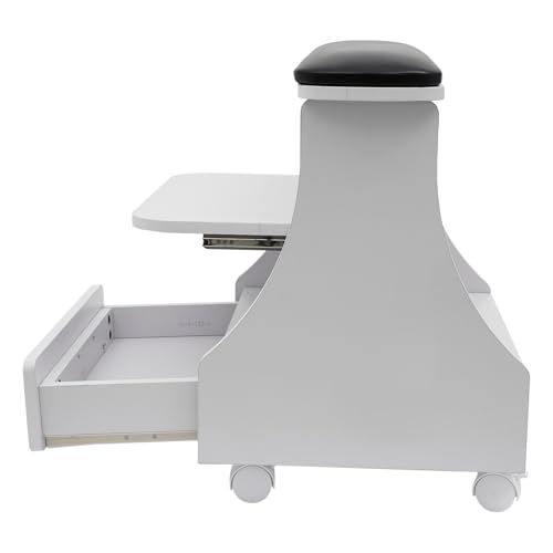 Carro de Pedicura de 3 Niveles para Salón de Belleza Negro miniatura 4