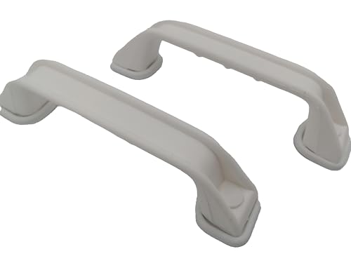 CR-MOESANCO® Lot de 2 poignées de manœuvre pour remorque caravane ou bateau Blanc