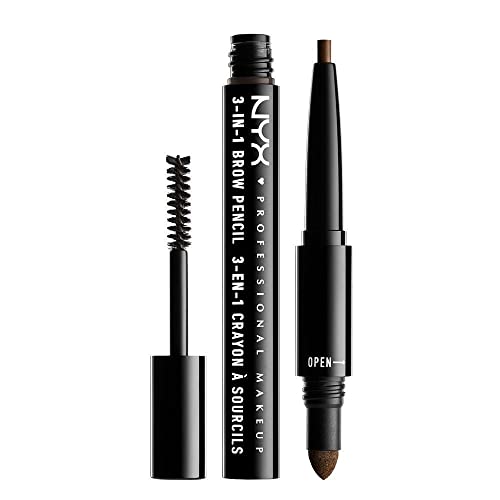 NYX-Cosmetics-3-in1-Brow-Pencil-Espresso NYX Cosmetics 3-in1 Brow Pencil Espresso - Image 1