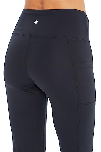 Bally Total Fitness FLP0654A-001-LARGE Women'S Standard High Rise Pocket Slim Bootcut Pant thumb #5