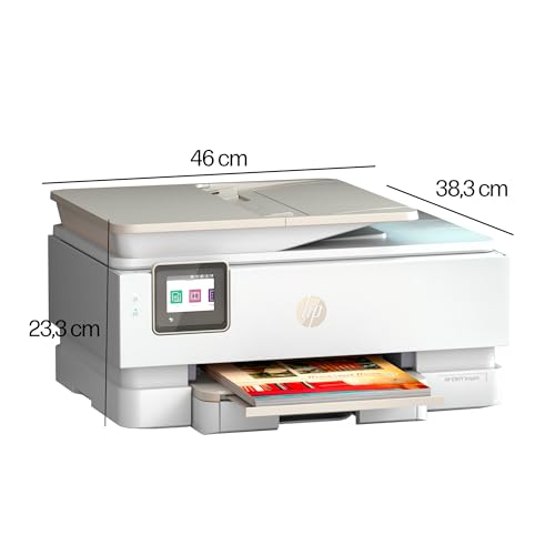 HP Envy Inspire 7924e 349W0B, Stampante Multifunzione a Getto d'Inchiostro A4 a Colori, Fronte/Retro Automatico, 22 ppm, Wi-Fi, HP Smart, 6 Mesi di Inchiostro Instant Ink Inclusi con HP+, Tortora - 4