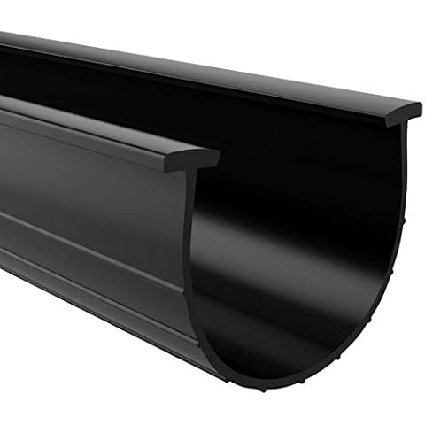 Garage Door Bottom Weather Seal T-Ends 20 feet Long and 3.75-4 Inches Width, Black Strip with T-Ends Size 4/16 to 6/16 Inches, Garage Rubber Seal Replacement Cover