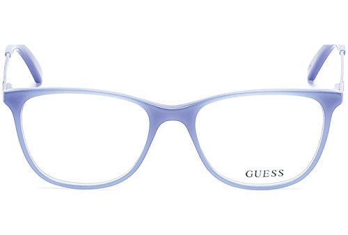 GUESS montures optiques bleu brillant pour un style élégant au bureau