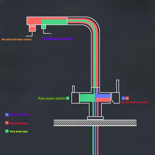 Kitchen Tap with Pull Out Spray (Brushed Gold)