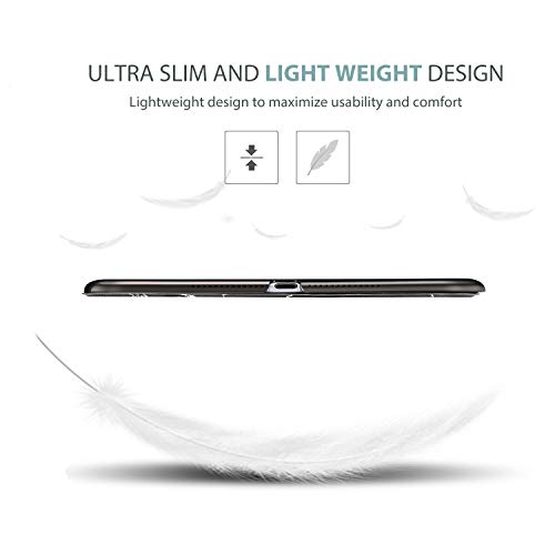 Image of ProCase Smart Case for iPad 9.7 Inch iPad 6th /5th Generation 2018 2017(Model: A1893 A1954 A1822 A1823), Ultra Slim Lightweight Stand Cover with Translucent Frosted Back -Blackmarble