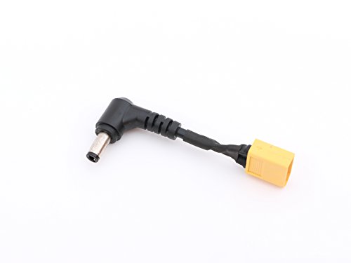 XT60 Male Plug DC 5.5mm/2.5mm Male Adapter for FPV Lipo Battery & Drone