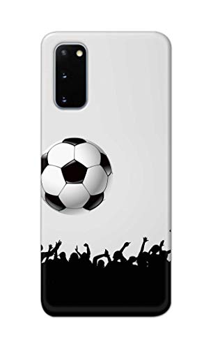 Image of Printed Hard Back Cover Case for Samsung Galaxy S20 4G | Samsung S20 5G Back Cover (Football Icon) -1302