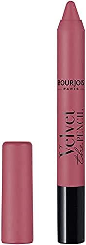 Bourjois, Rossetto Matita Velvet the pencil, Formula 2in1 Finish Opaco a Lunga Durata, 006 In Mauve Again, 3 g Bourjois, Rossetto Matita Velvet the pencil, Formula 2in1 Finish Opaco a Lunga Durata, 006 In Mauve Again, 3 g