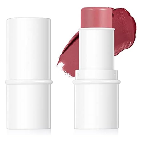 Monochromatic Multi Stick Trio Blush Stick for Cheeks and Lips Makeup Easy To Use On The Go 05# ROSE Cover