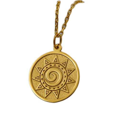 Pendentif pièce gravée Soleil Céleste LKBEADS pour illuminer vos tenues bohèmes d'été