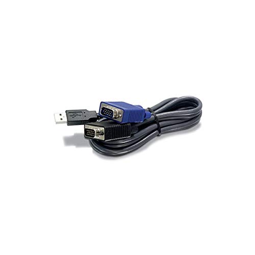 Cable USB KVM para conmutador de perifericos extensor de señal de quince pies modelo CABL