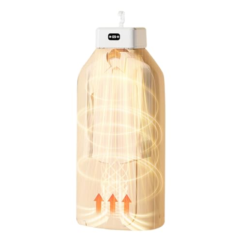 Secadora Portátil - Secadora Eléctrica Plegable de 400W con Temporizador | Secado silencioso para ropa vaquera, hogar, camping, secadora, mini calentador, viaje móvil