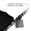 Diono Quantum 4 3-in-1 Travel System with LiteClik 30 R SafePlus Infant Car Seat and Base, Rear-Facing for Infants 4-30lbs, Includes Infant Car Seat Folding Stroller and Toddler Seat (Black Jet)