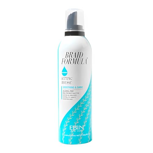 Mousse Fixação Ebin Alisamento e Brilho Cabelo 345ml