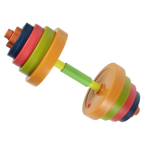 HONITANO Mancuernas Infantiles Ajustables de Plástico para Entrenamiento y Equipo Deportivo para Barra y Peso Regulable Colores para Desarrollo Muscular y Entretenimiento