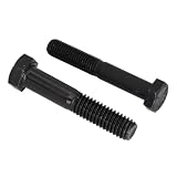 Schwarze Stahl Sechskantschraube Kit