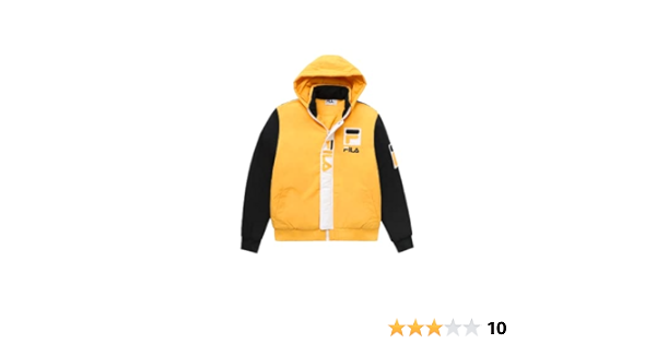 Fila Men's P1 Tech Jacket Yellow/Black/White S at Amazon Men's