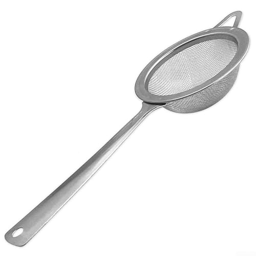 Tamiz De Harina, Acero Inoxidable, Pequeño Tamiz De Azúcar Para Café, Matcha, Pastel, Cacao, Utensilios De Cocina