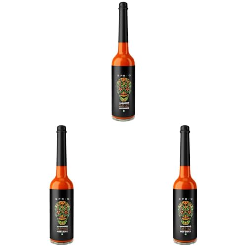Image of Sprig Premium Wood-Aged Habanero Hot Sauce, 100g | Expensive But Authentic | Vegan, Gluteen Free, Kosher & No Added Sugar | Pair it with Tacos, Burritos, Sandwiches, Chicken Wings, Dumplings, Pizzas & snacks | Made in India